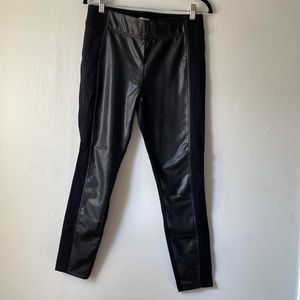 Faux leather leggings